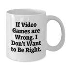 Funny Gaming Quote White Coffee Mug, Gifts from Friends for Playing Video Games Enthusiasts, Christmas Unique Gift Ideas for Men and Women