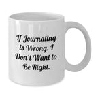 Funny Journaling Mugs Gifts for Journaling Lovers from Friends and Family This Christmas