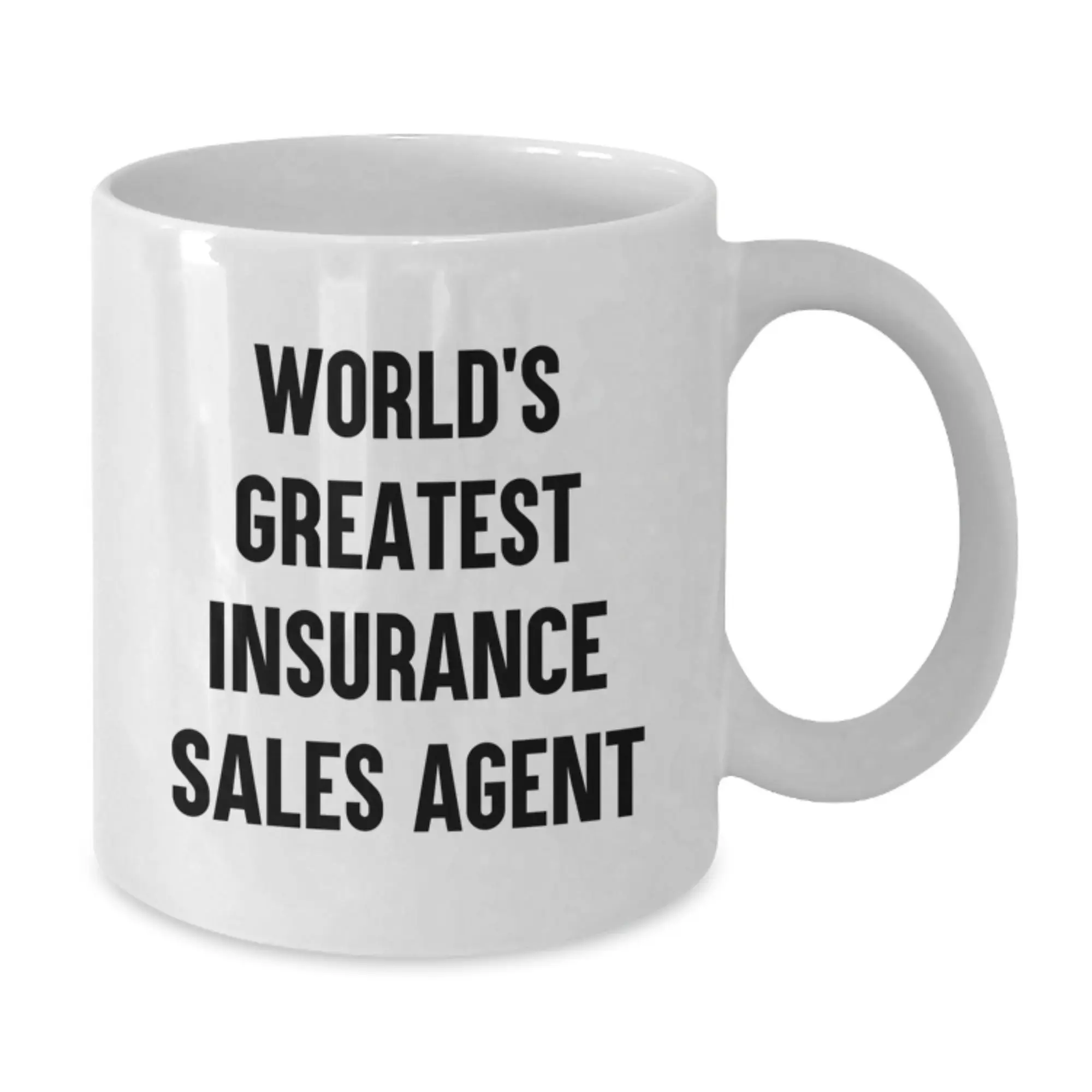 Funny World's Greatest Insurance Sales Agent Gift for Friends - White Ceramic Coffee Mug for Insurance Sales Agent Mom on Mother's Day Unique Gifts from Kids - Additional