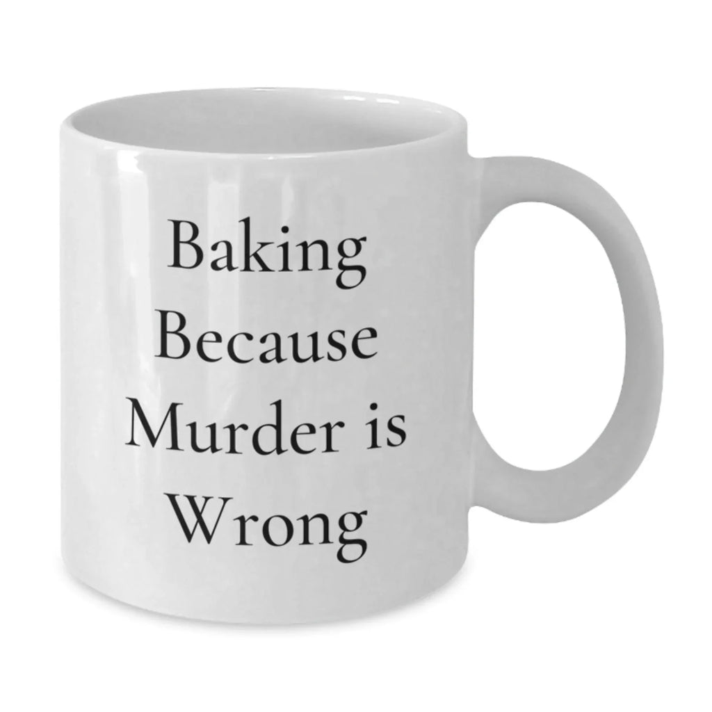 Baking Enthusiast Funny White Coffee Mug Gifts from Friends for Baking Lovers - Christmas Unique