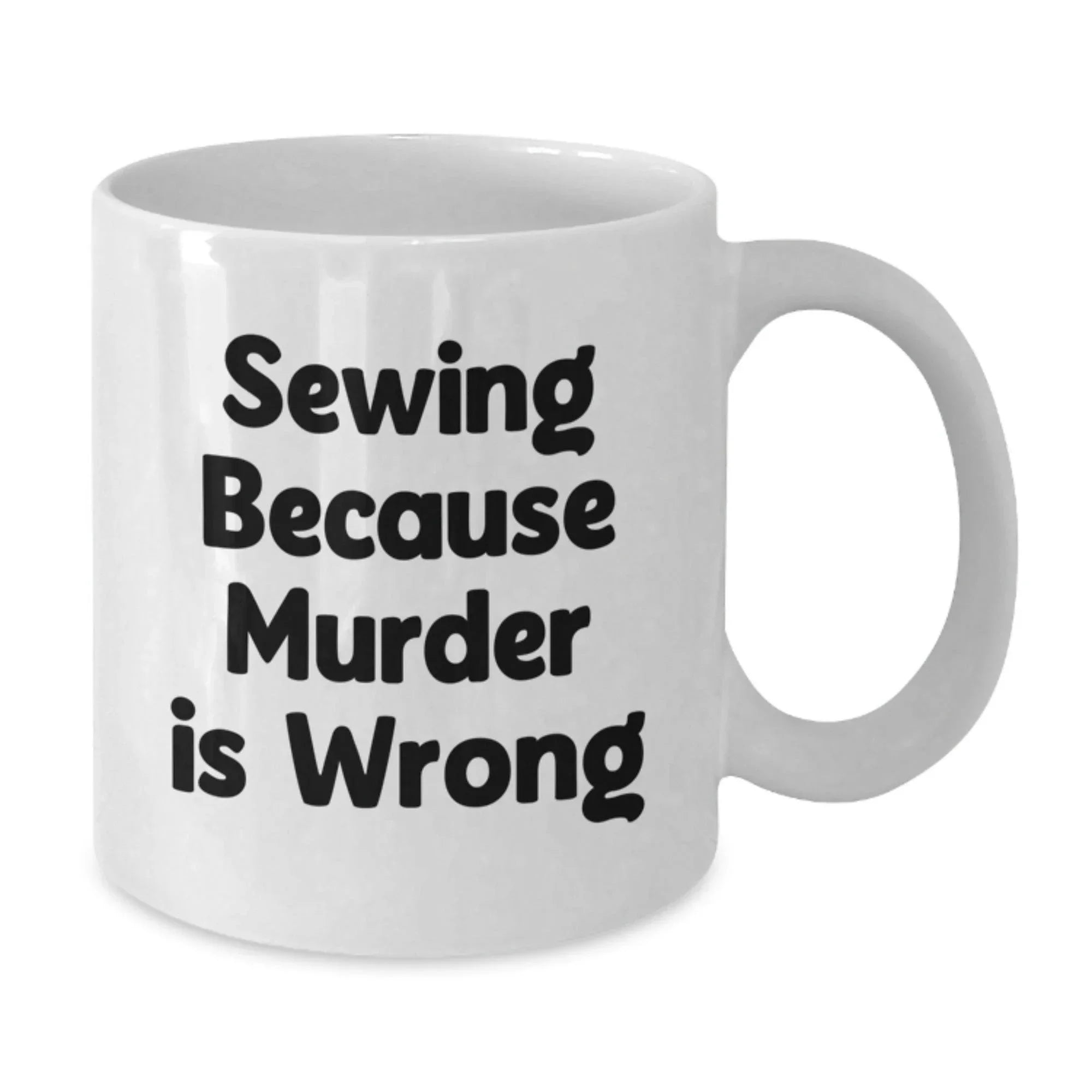 Sewing Quirks Funny White Coffee Mug Gifts from Friends for Sewing Enthusiasts Graduation Unique Gifts