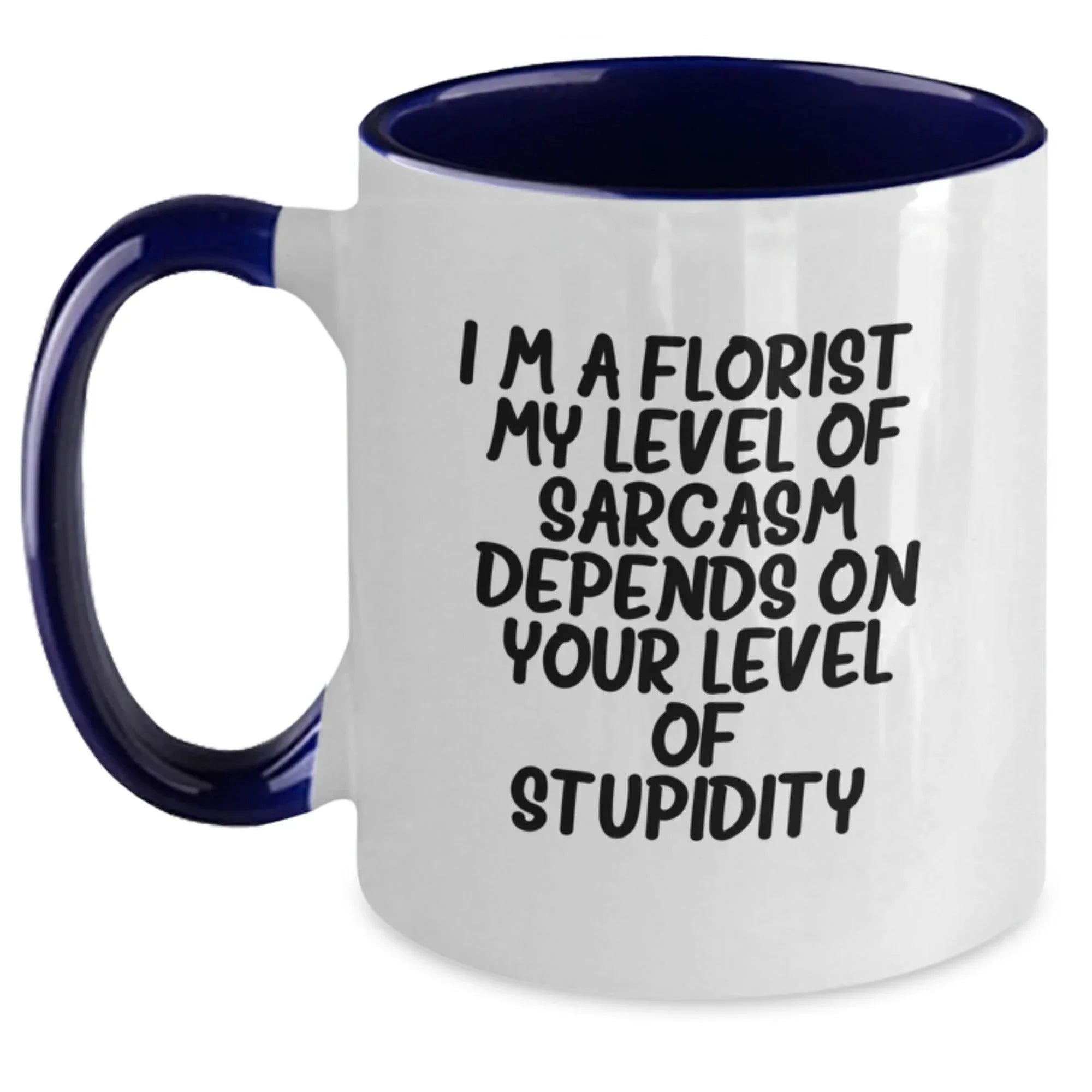 Funny Florist Gifts for Friends and Family from the Florist, I'm A Florist - Two Tone Coffee Mug, Christmas Unique Gifts