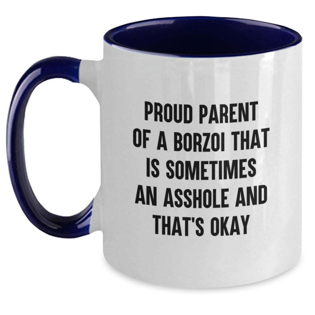 Sarcastic Borzoi Dog Gift for Friends - Novelty Coffee Mug - Main