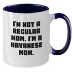 Funny Havanese Dog Gifts for Friends and Family - Unique Christmas Unique Two Tone Coffee Mugs for Havanese Mom