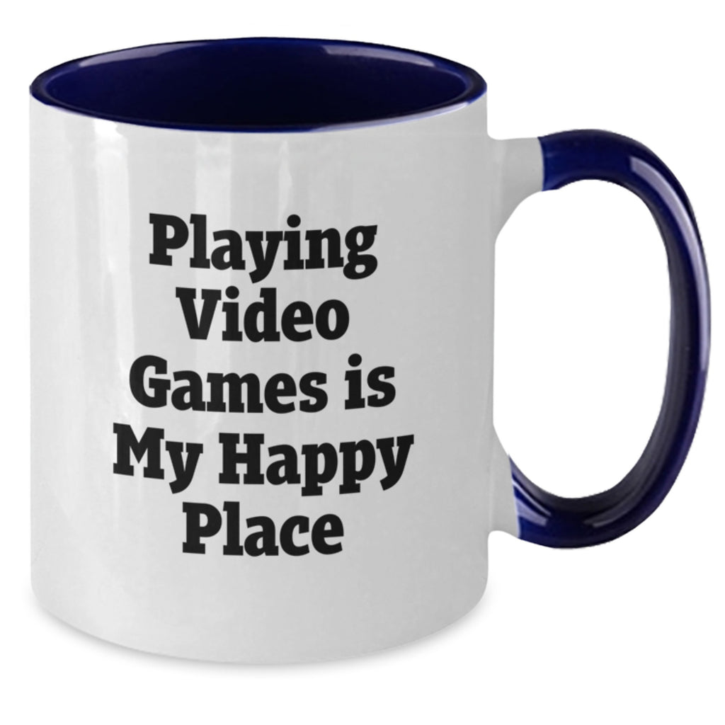 Playing Video Games Gift for Him Playful Coffee Mug Keepsake - Happy - Additional