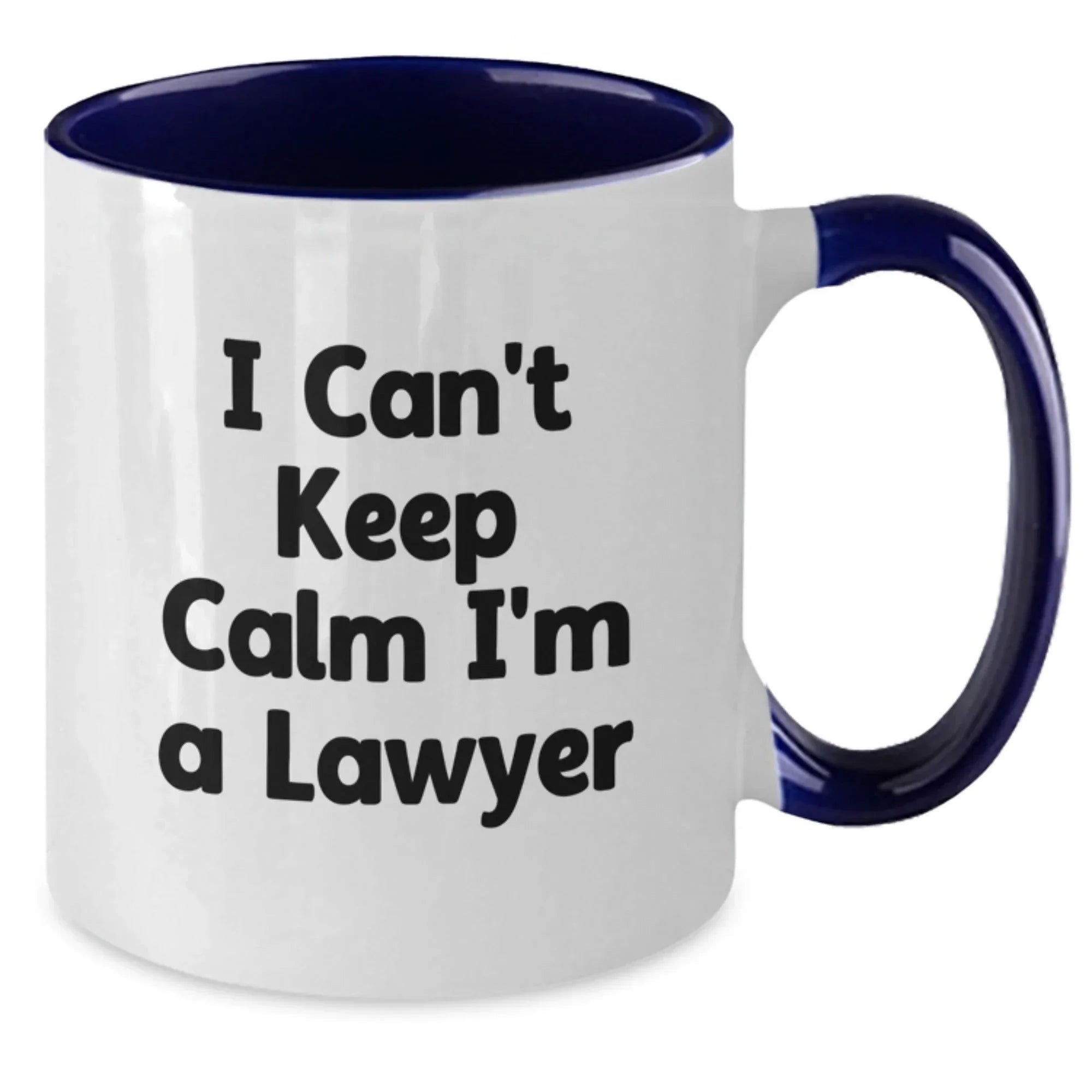 Funny Lawyer Two Tone Coffee Mugs Gifts from Friends and Family for Lawyer Men and Women on Christmas Unique Gift Ideas