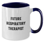 Funny Inspirational Gifts from Friends to Future Respiratory Therapists - Two Tone Coffee Mugs for Christmas Unique Gifts