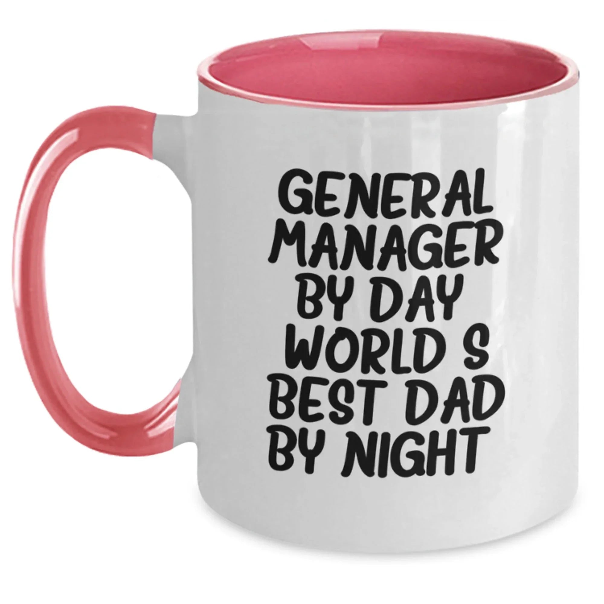 Gifts from Men, Funny General Manager Gifts for General Manager on Valentine's, Two Tone Coffee Mug