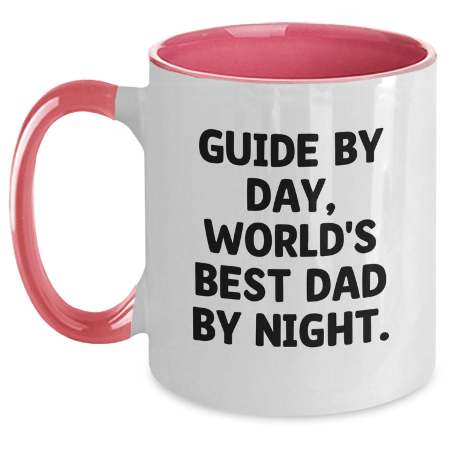 Guide Gifts By Day, Funny Two Tone Coffee Mug By Night, Birthday Unique Gifts from Men to Guide - Main