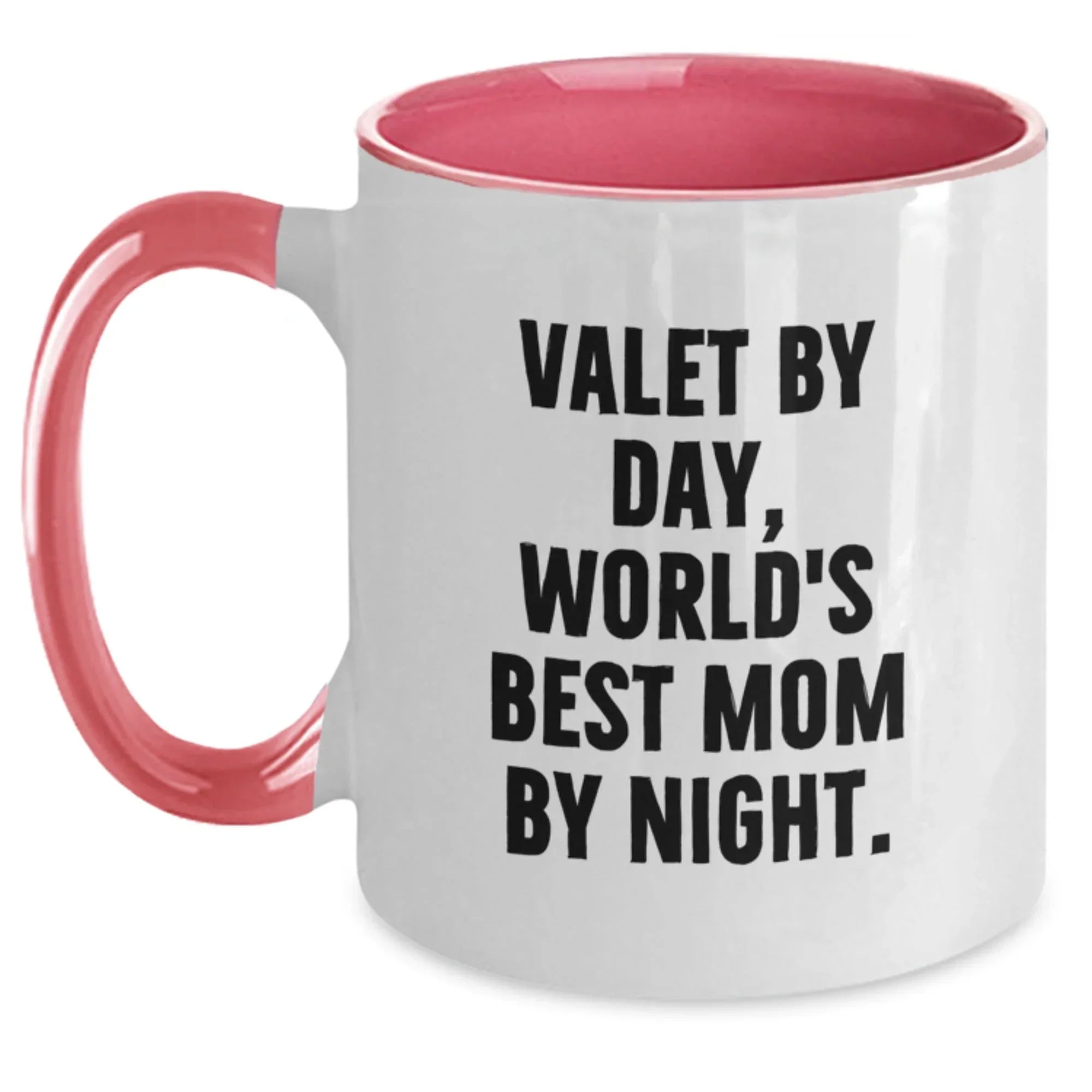 Valet Gifts for Him Funny Two Tone Coffee Mug for Christmas Unique Present from Mom