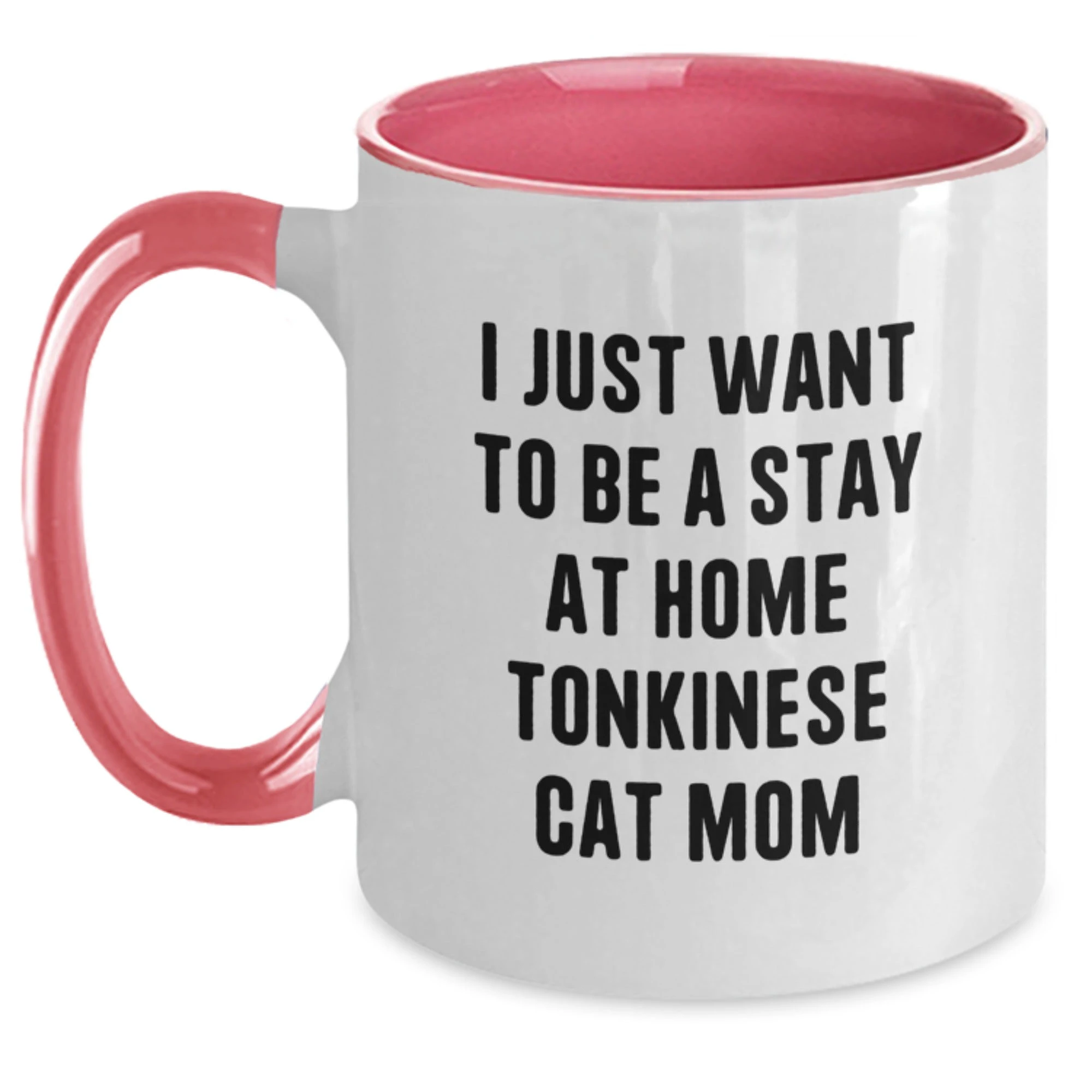 Funny Tonkinese Cat Gifts from Friends for Tonkinese Cat Mom - Two Tone Coffee Mug for Christmas