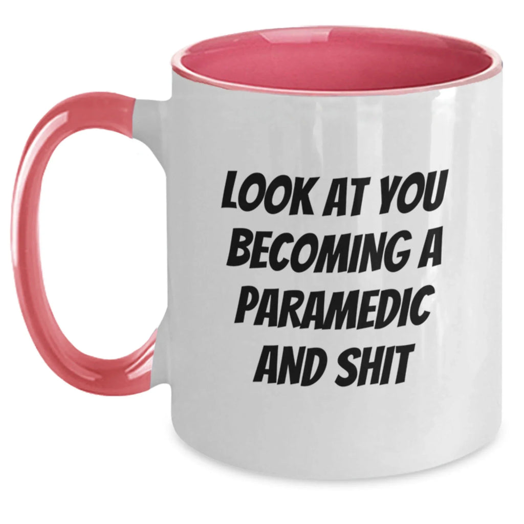 Rescue Worker Humor Gifts from Friends, Funny Two Tone Coffee Mug, Birthday Unique Gifts for Rescue Worker Men, Women, Coworkers, Family