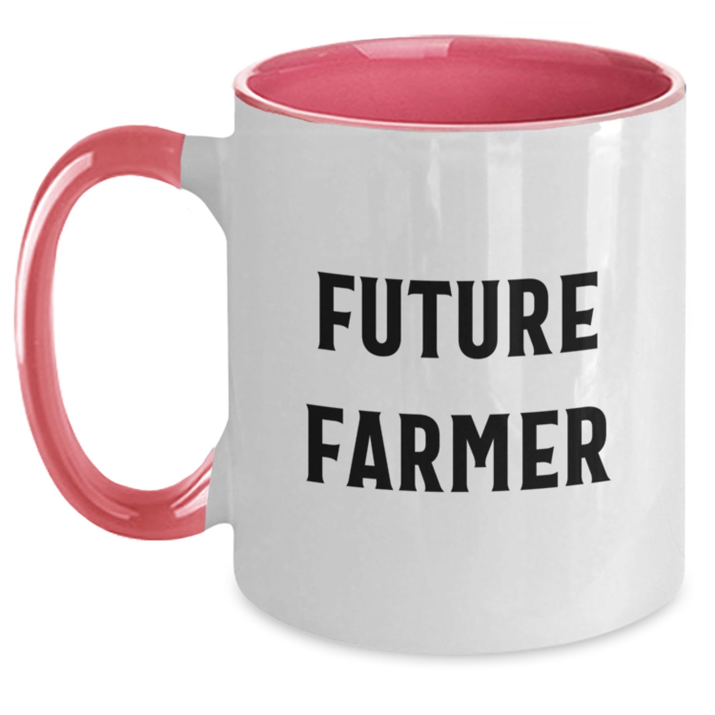 Funny Gifts from Friends for Future Farmer Two Tone Coffee Mug, Christmas Unique Gifts, Farmer Appreciation Mug - Main