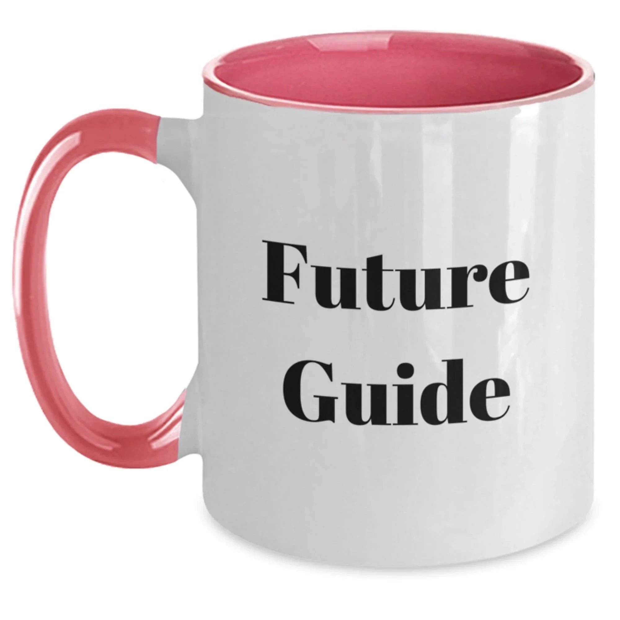 Funny Guide Gifts from Men to Guide for Graduation Unique Guide Two Tone Coffee Mug, Black and White, 11oz