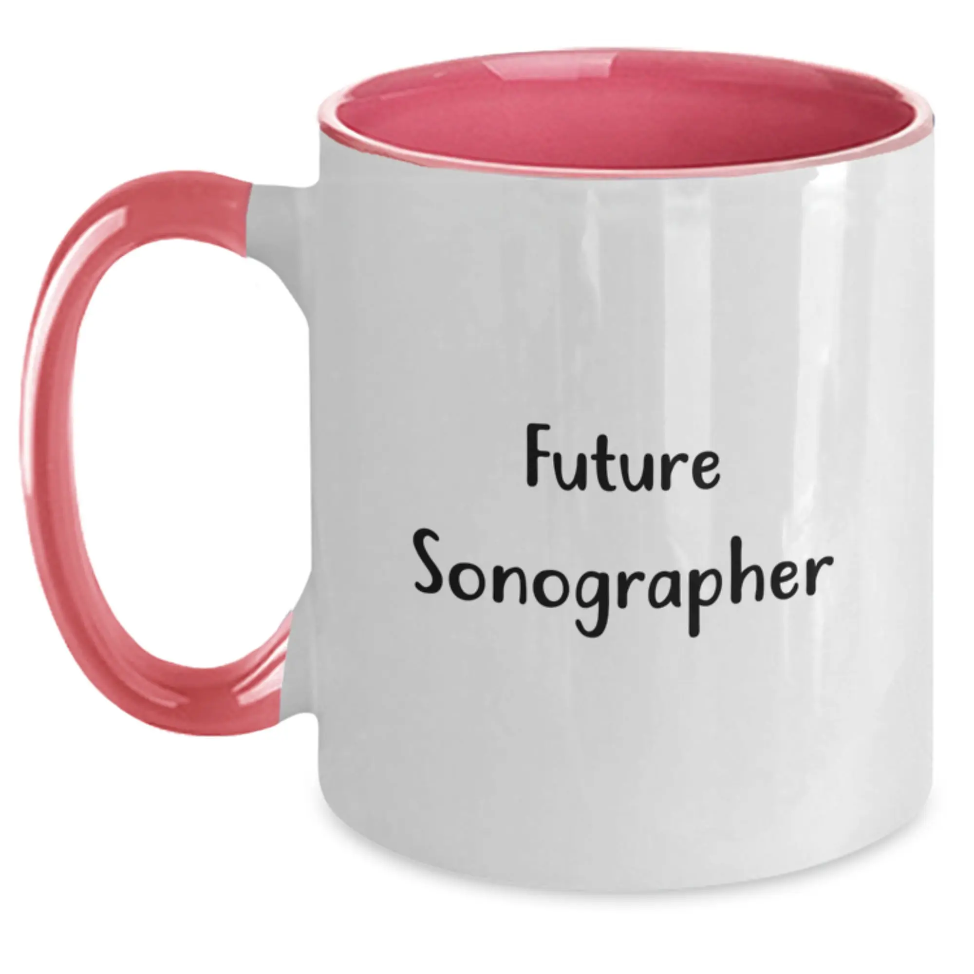 Funny Future Sonographer Gifts from Friends - Cute Two Tone Coffee Mug - Main