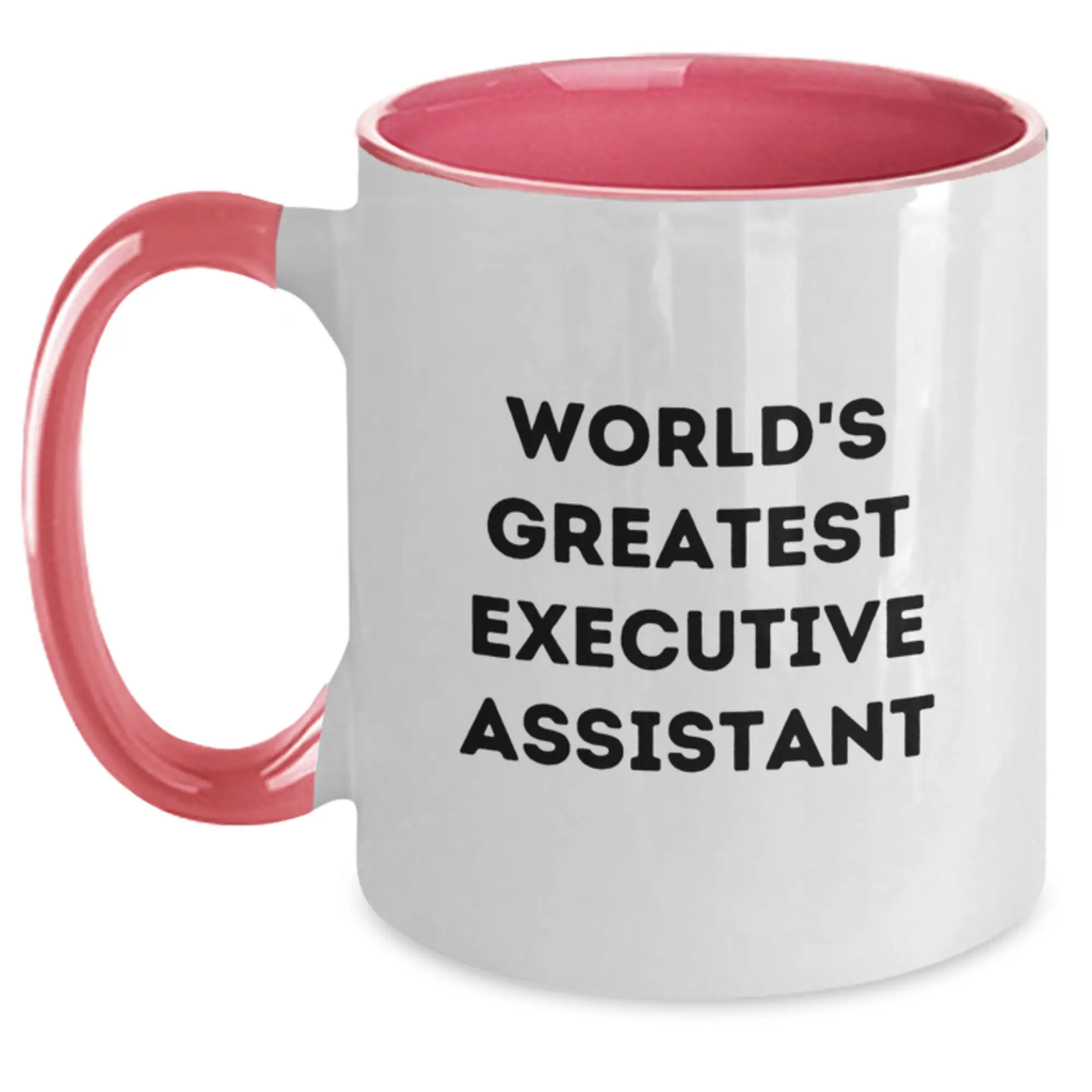 Funny Two Tone Coffee Mugs for Executive Assistant Gifts, Unique Gifts from Men to Women for Mother's Day - Main