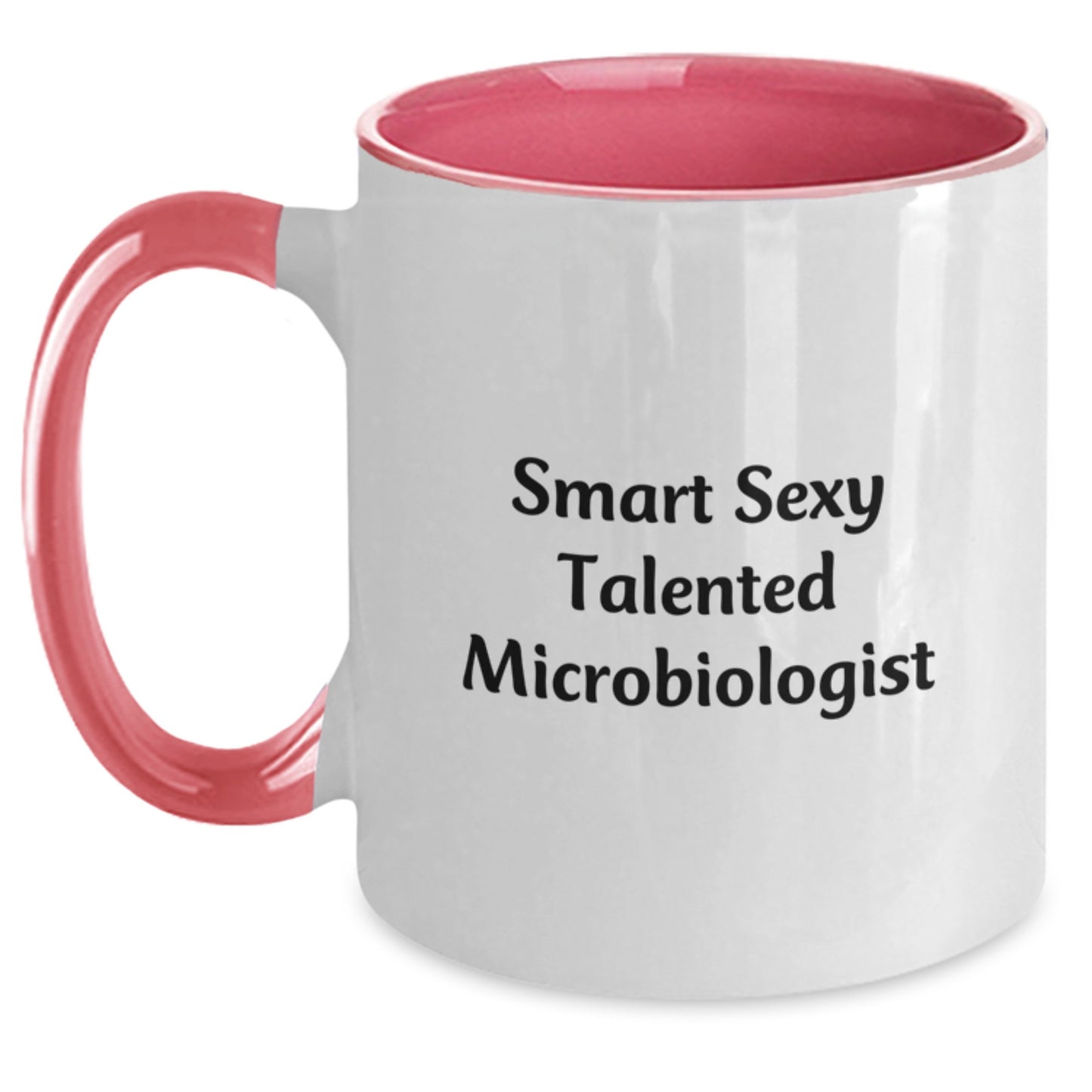 Funny Gifts from Friends for Microbiologist - Smart Sexy Talented Mug, Two Tone Ceramic Coffee Mug for Christmas Unique Gifts - Main