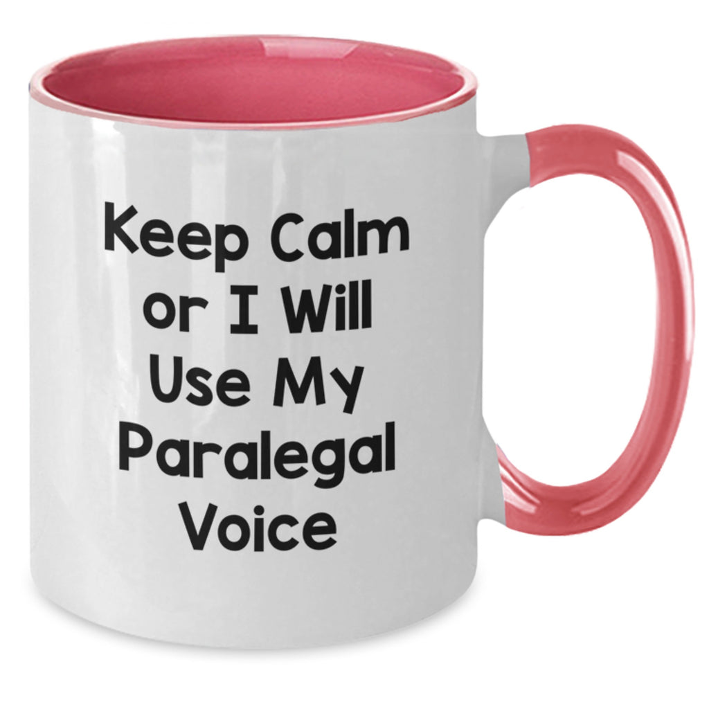 Christmas Gift for Her - Keep Calm Paralegal Voice Present - Additional