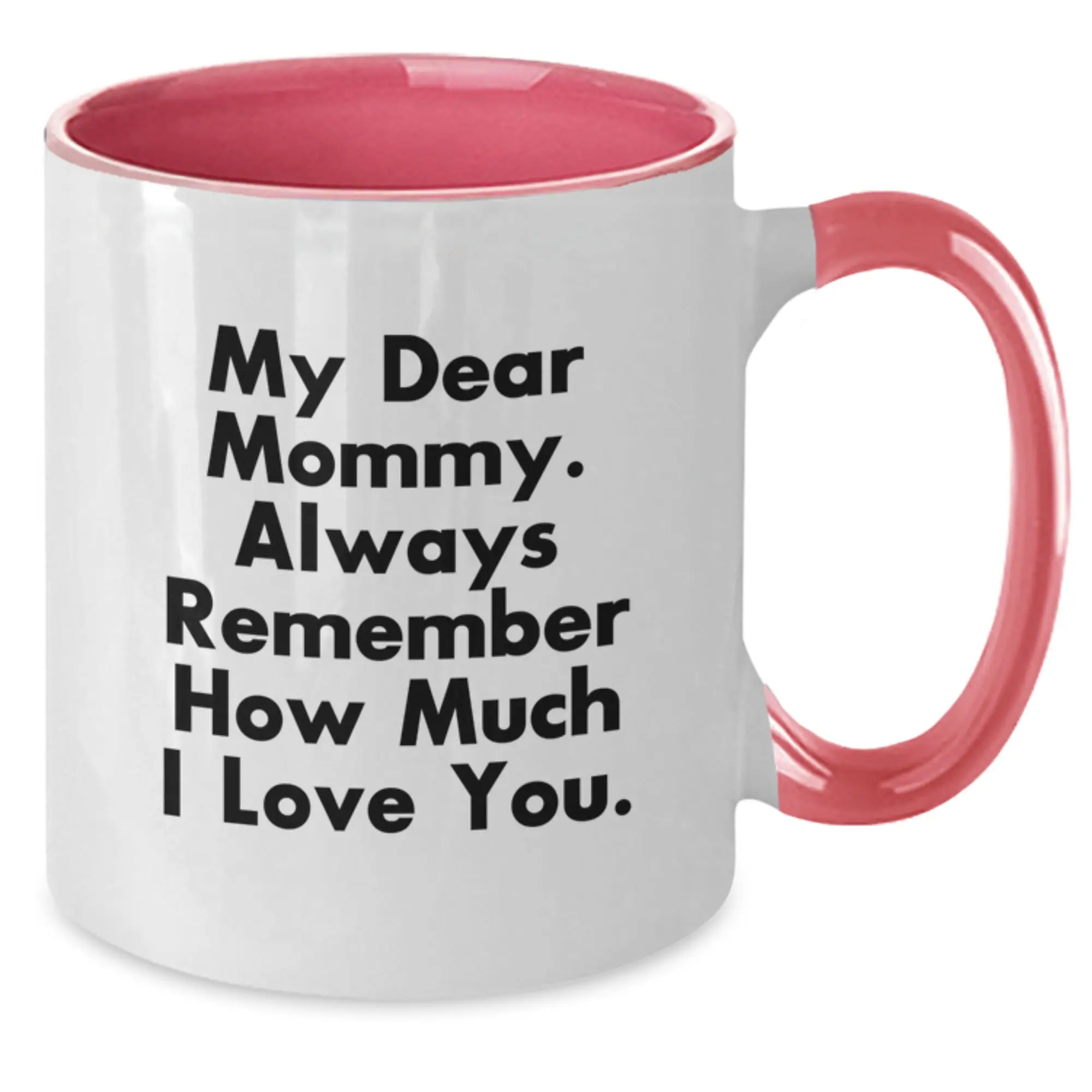 Mommy Keepsake Mug for Him Birthday Gift – Black & White Ceramic 11oz - Additional