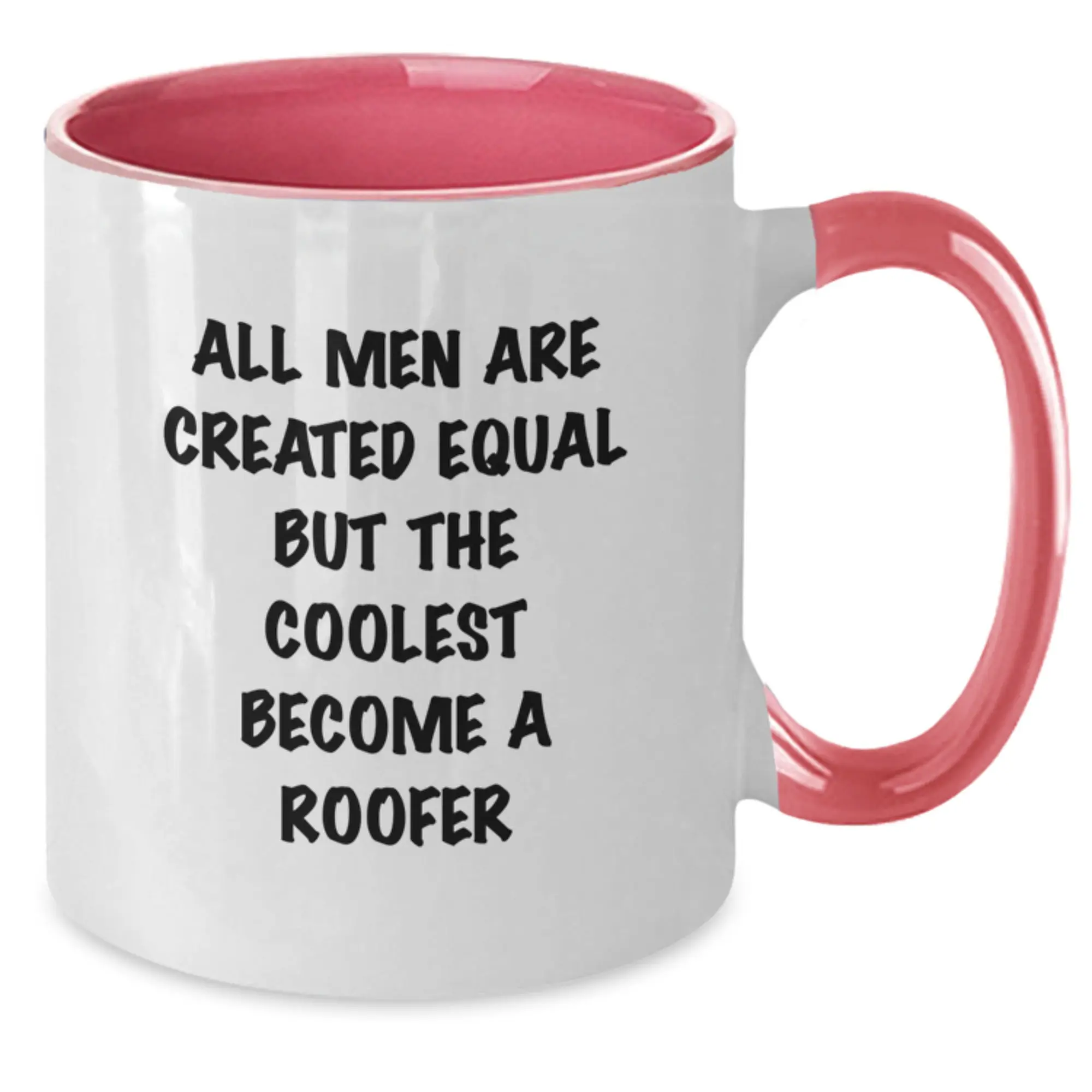 Birthday Gift for Her Roofer Two Tone Coffee Mug Present - Additional