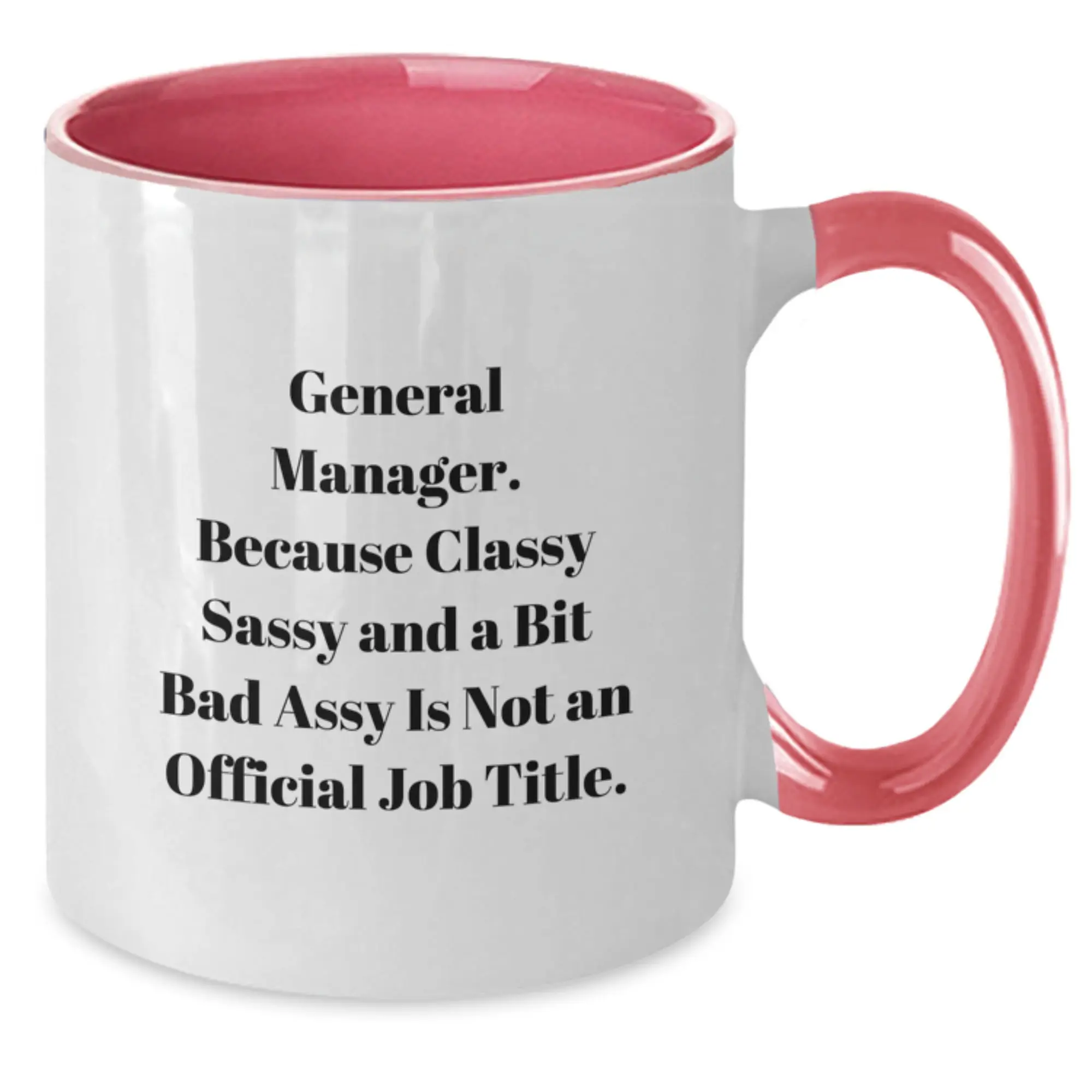 General Manager Novelty Two Tone Coffee Mug for Friends Birthday Gift - Additional