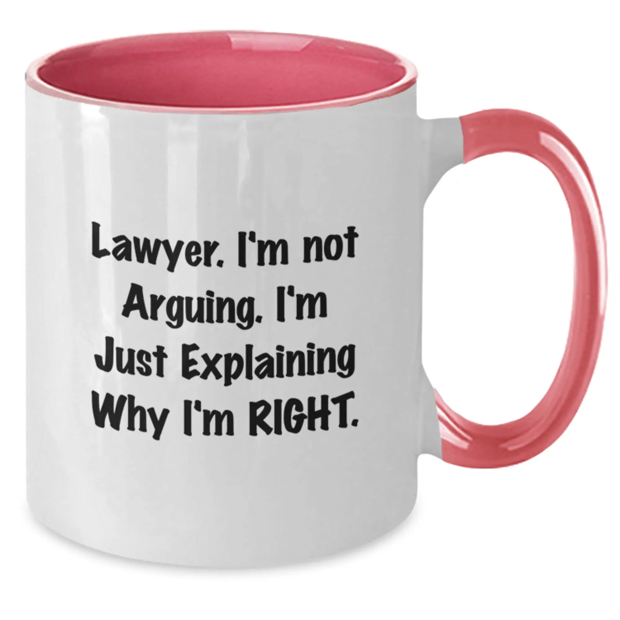 Birthday Gift for Him Keepsake Lawyer Mug 11oz Ceramic BlackWhite - Additional