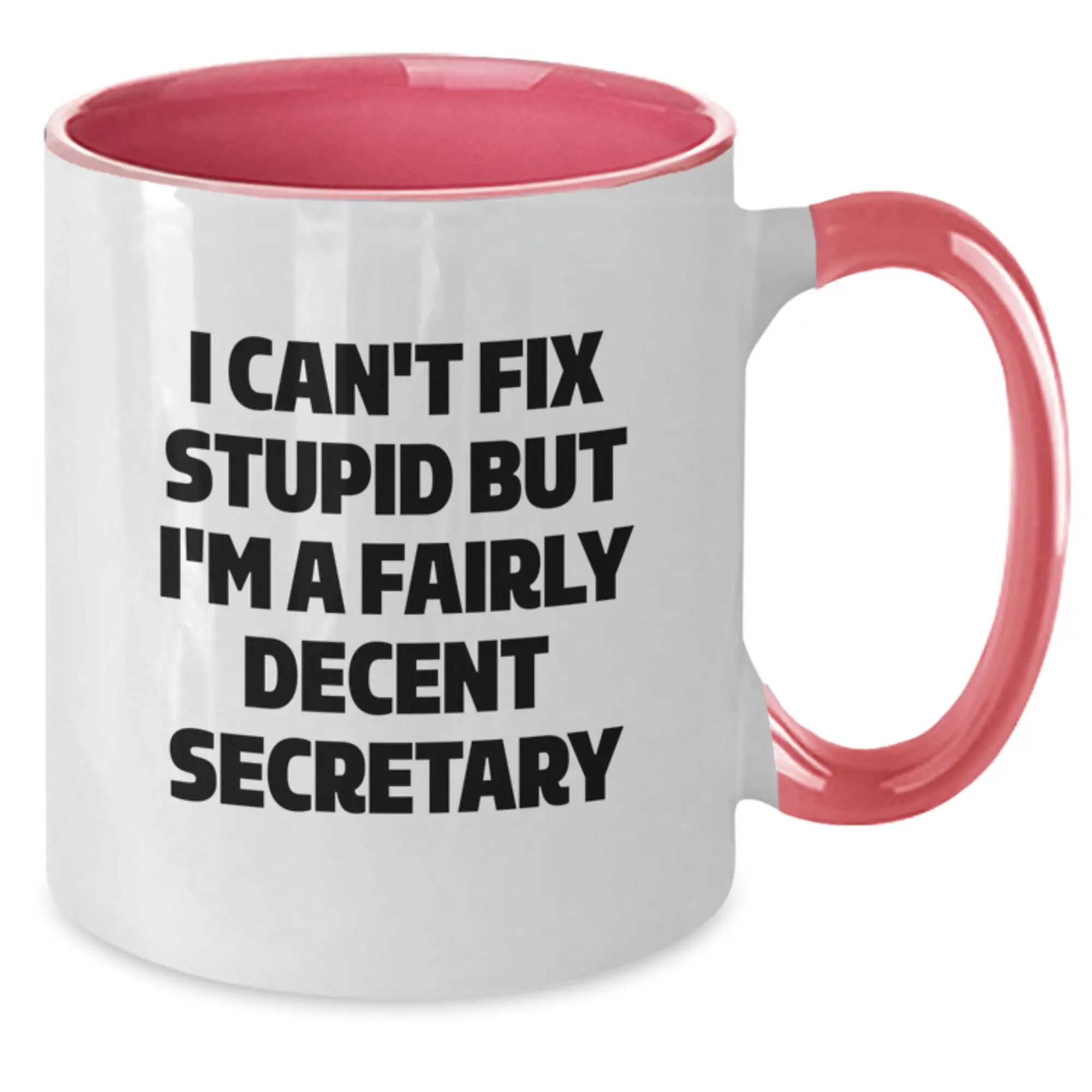 Funny Secretary Gifts from Friends, Two Tone Coffee Mug for Secretary, Inspirational Birthday Unique Gifts - Additional