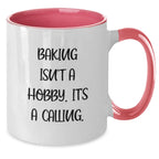 Funny Baking Gifts for Friends or Family - Two Tone Coffee Mug with Inspirational Quote - Gift Ideas for Christmas