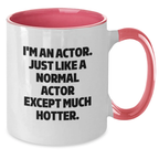 Actor Keepsake Two Tone Coffee Mug for Him Graduation Gift - Additional