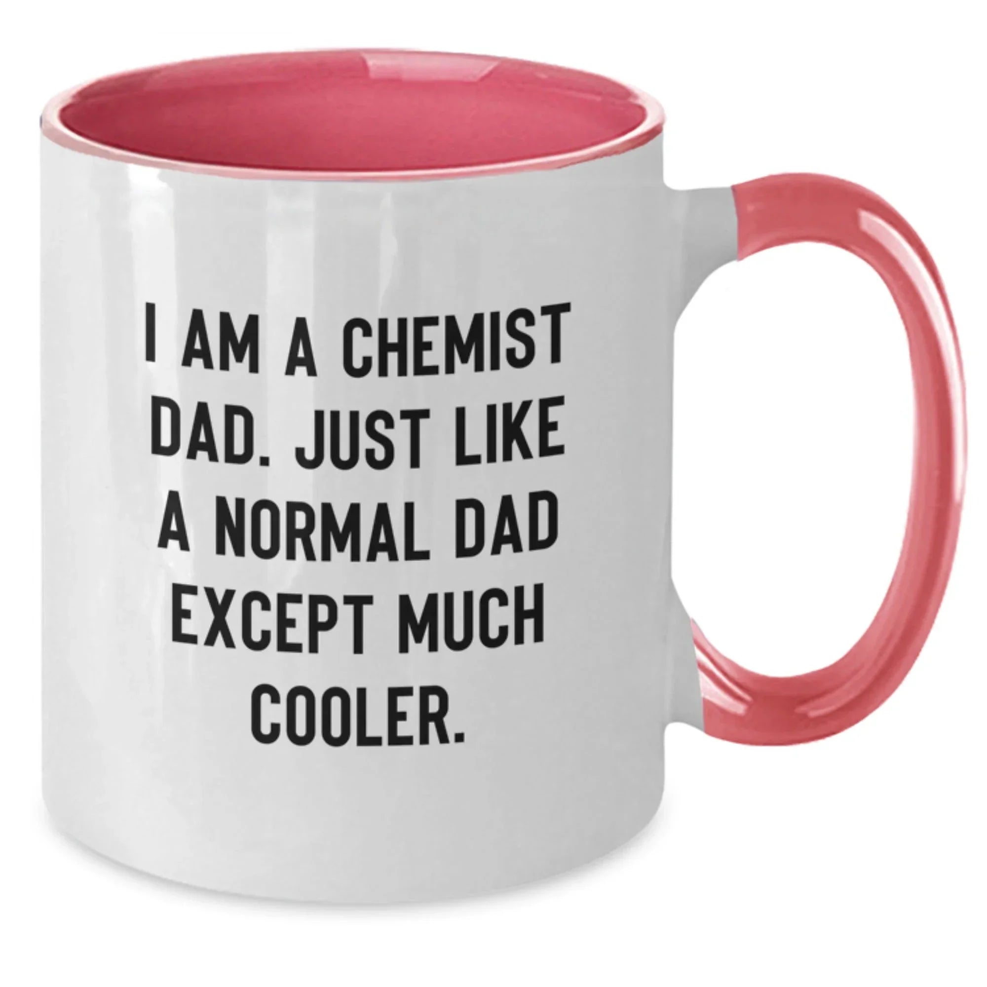 Funny Chemist Two Tone Coffee Mugs Gifts from Dad to Chemist Men on Christmas Unique