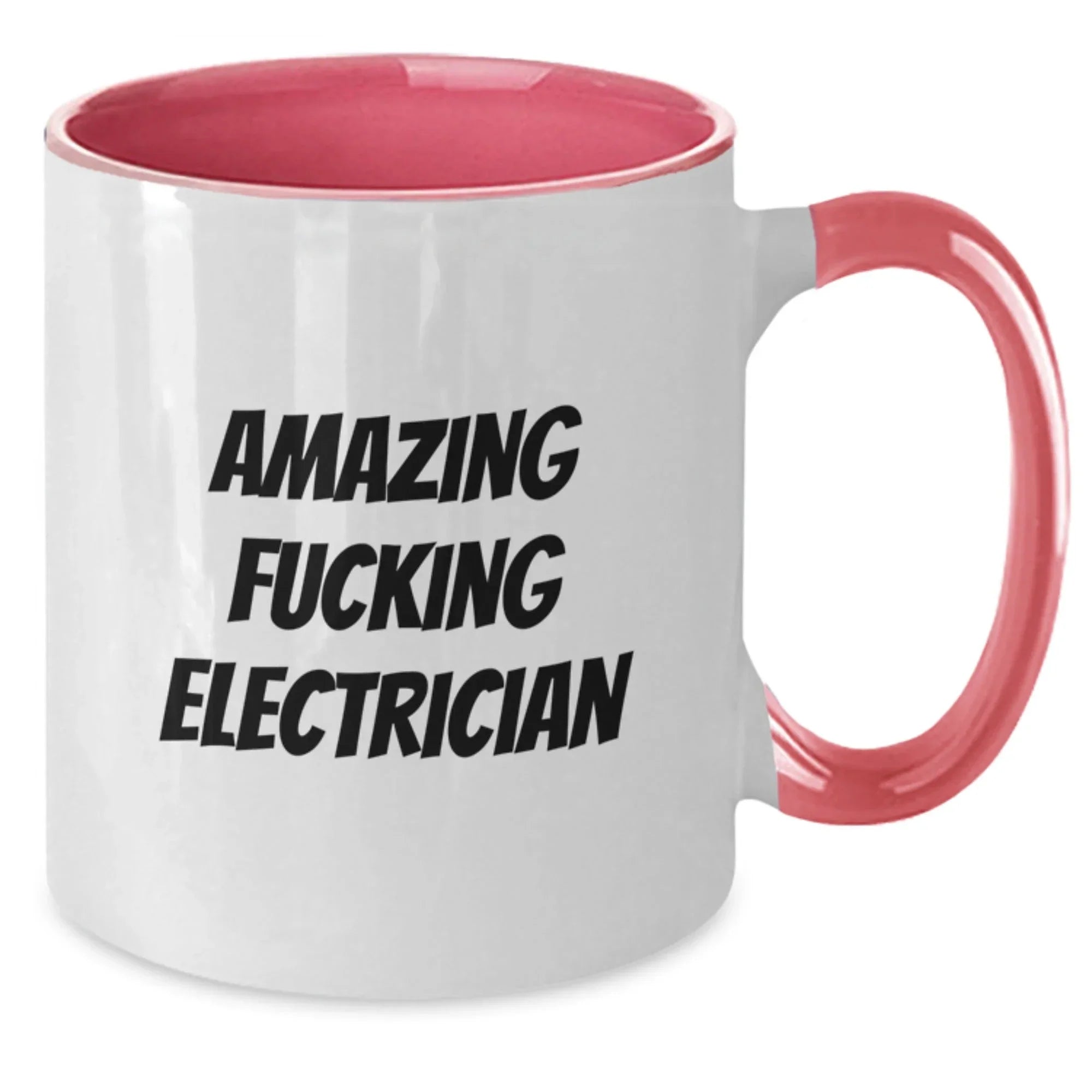 Funny Electrician Gifts from Men for Electrician Two Tone Coffee Mugs, Perfect for Christmas Unique Gifts