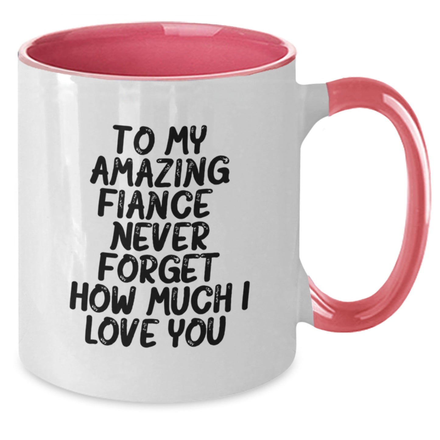 Funny Fiance Gifts, Unique Two Tone Coffee Mugs, Christmas Unique Gifts from Men to Fiance - Additional