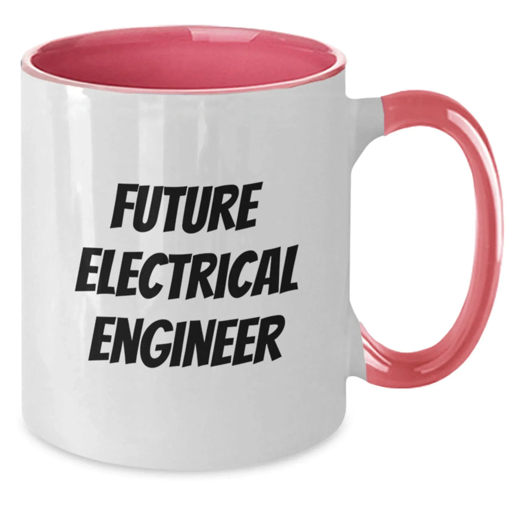 Electrical Engineer Funny Quote Gifts for Men from Friends, Two Tone Coffee Mug for Electrical Engineer Enthusiasts, Unique Christmas Unique Gifts