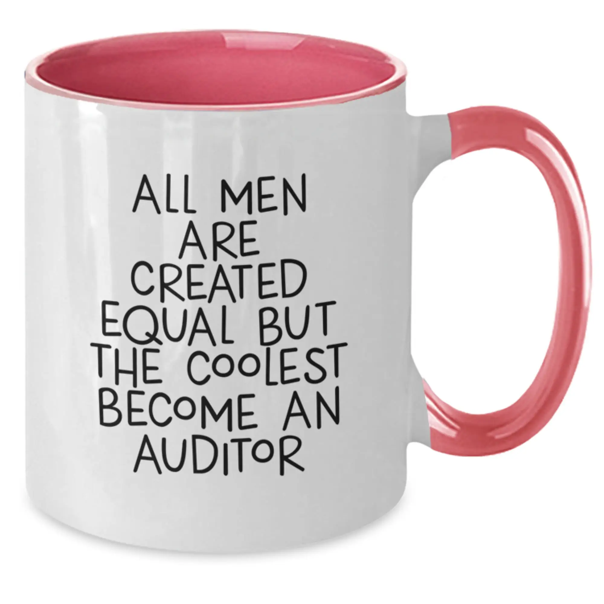 Funny Auditor Gifts for Men, Two Tone Coffee Mugs with Inspirational Quote - Gifts from Family for Graduation Unique Gifts, 11oz Ceramic Mug - Additional