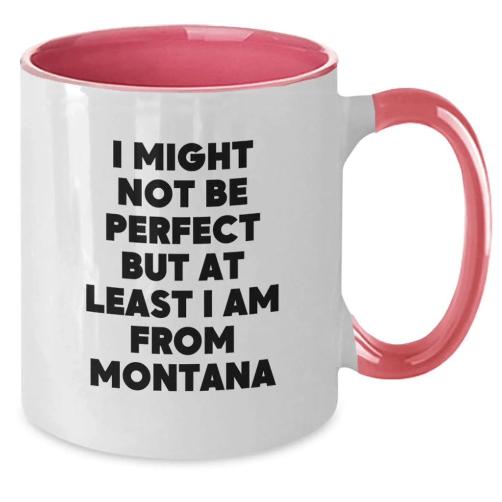 Funny Montana Two Tone Coffee Mug Gifts from Friends and Family for Christmas Unique