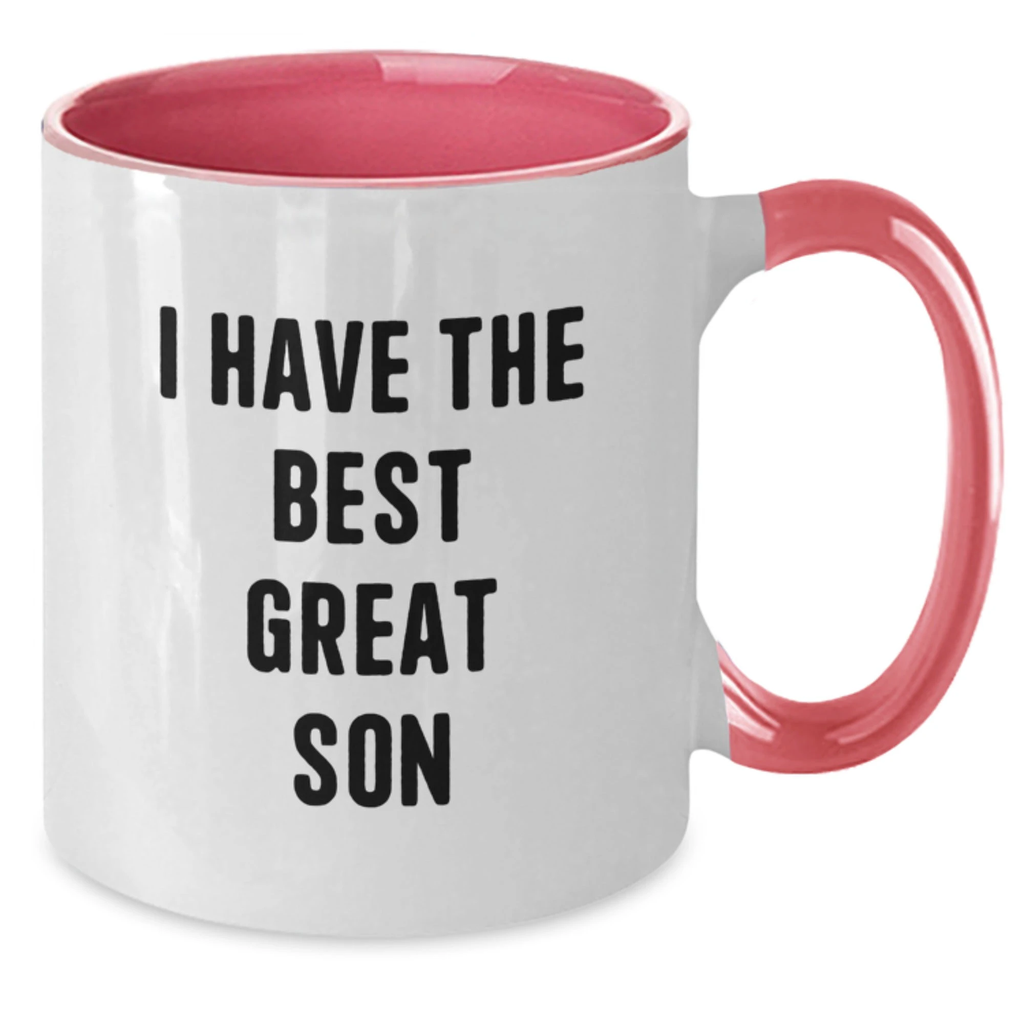 Funny Coffee Mugs for Son Gifts, Inspirational I Have The Best Great Son Quote, Unique Mom's Day Unique Gifts from Family - Additional