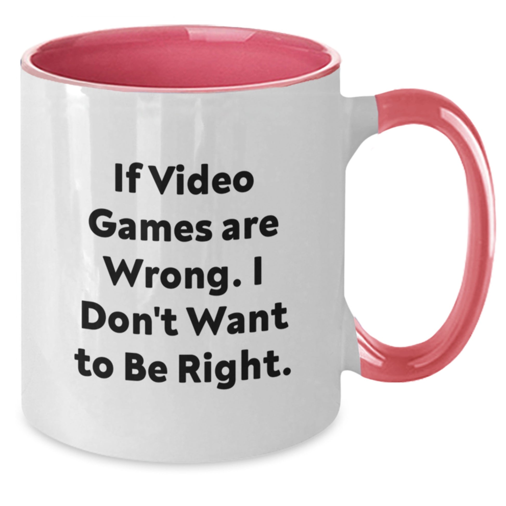 Funny Quote Playing Video Games Gifts for Men Friends Coworkers from Christmas Unique Gifts - Two Tone Coffee Mug, 11oz, Ceramic, Microwave and Dishwasher Safe - Additional