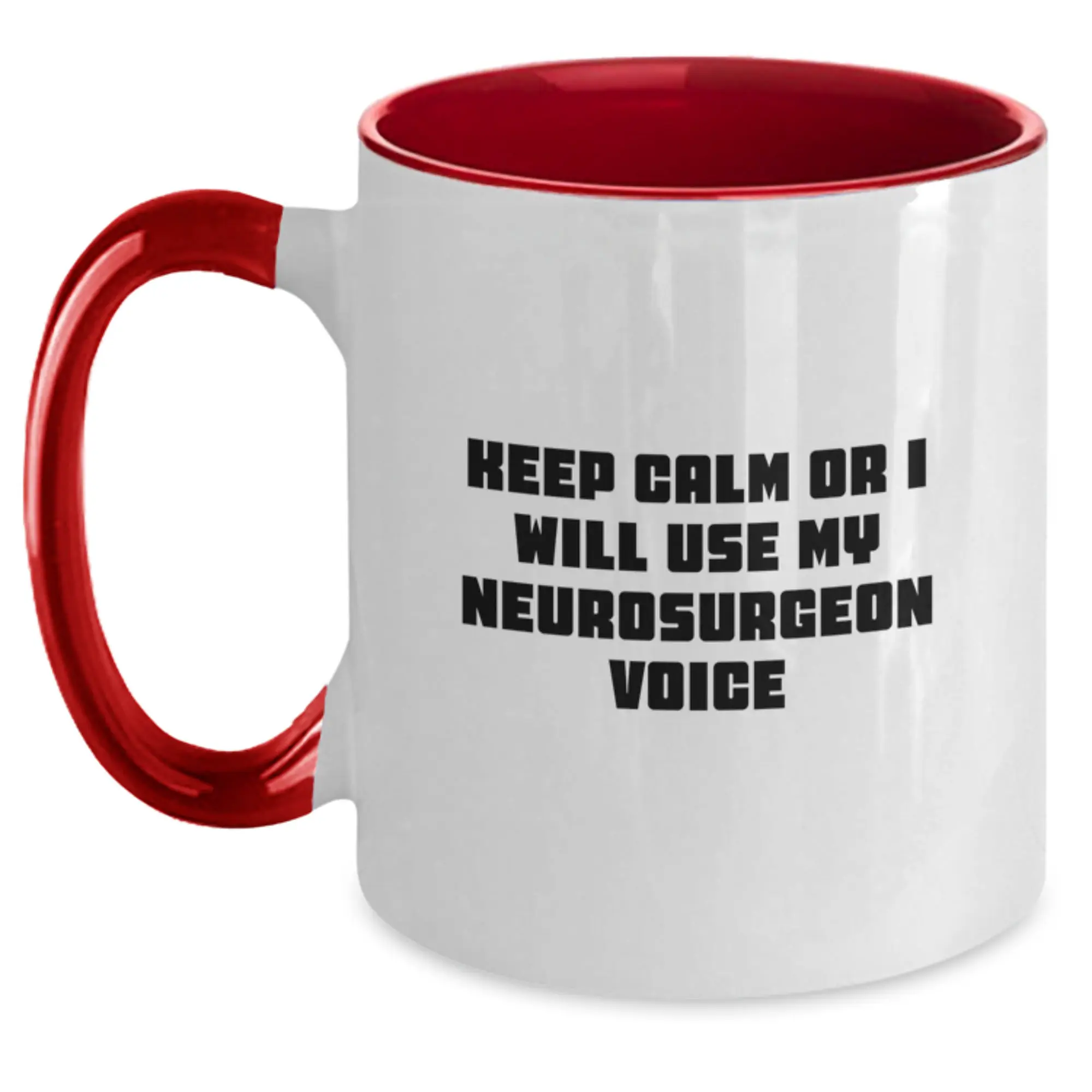 Two Tone Coffee Mug for a Best Friend Neurosurgeon Birthday Gift Bold - Main