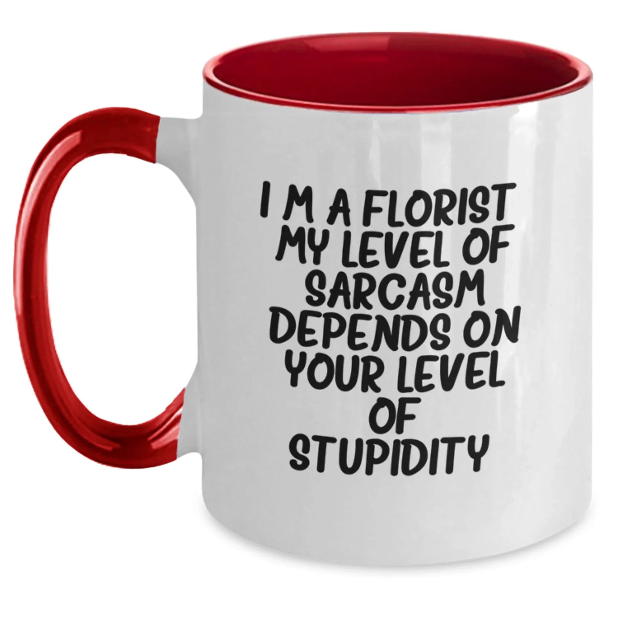 Funny Florist Gifts for Friends and Family from the Florist, I'm A Florist - Two Tone Coffee Mug, Christmas Unique Gifts