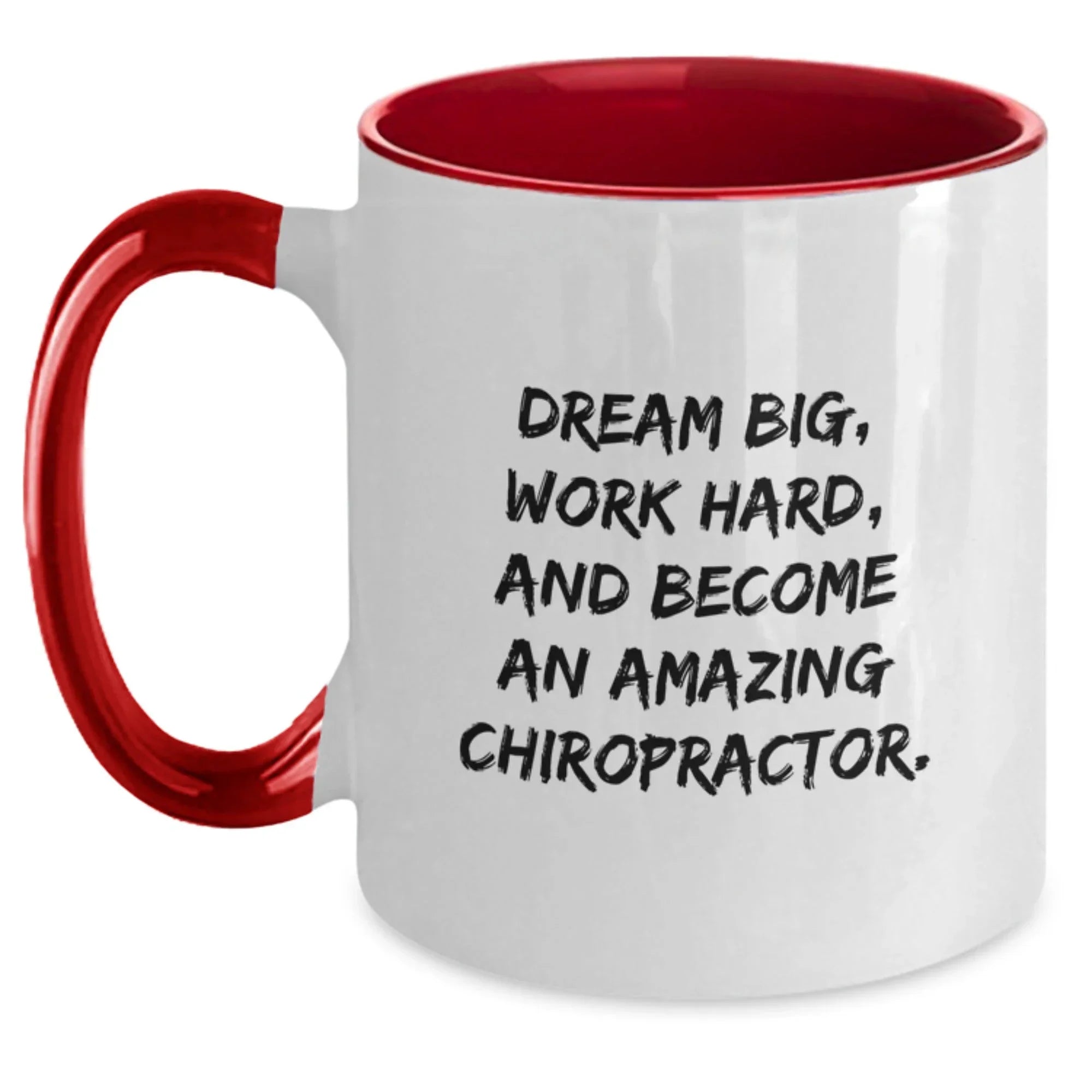 Chiropractor Inspired Gifts from Men, Women, Friends, or Family to Chiropractor - Funny Two Tone Coffee Mug for Christmas