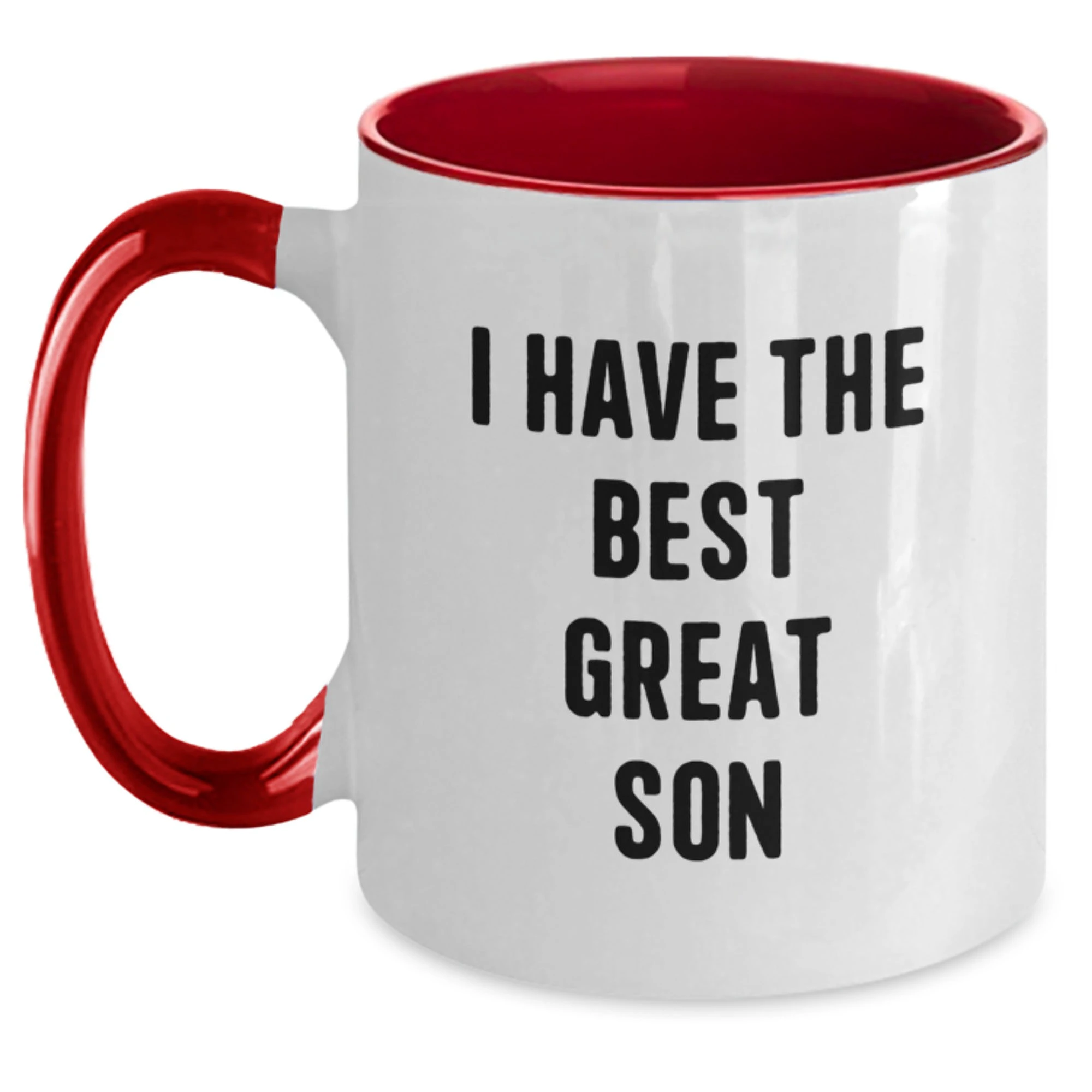 Funny Coffee Mugs for Son Gifts, Inspirational I Have The Best Great Son Quote, Unique Mom's Day Unique Gifts from Family - Main