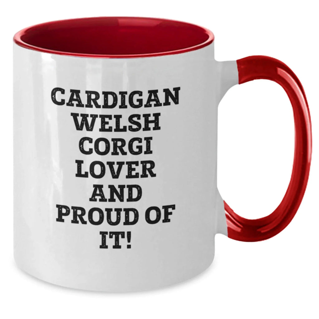 Two Tone Cardigan Welsh Corgi Mug Dog Lovers Valentine Gift