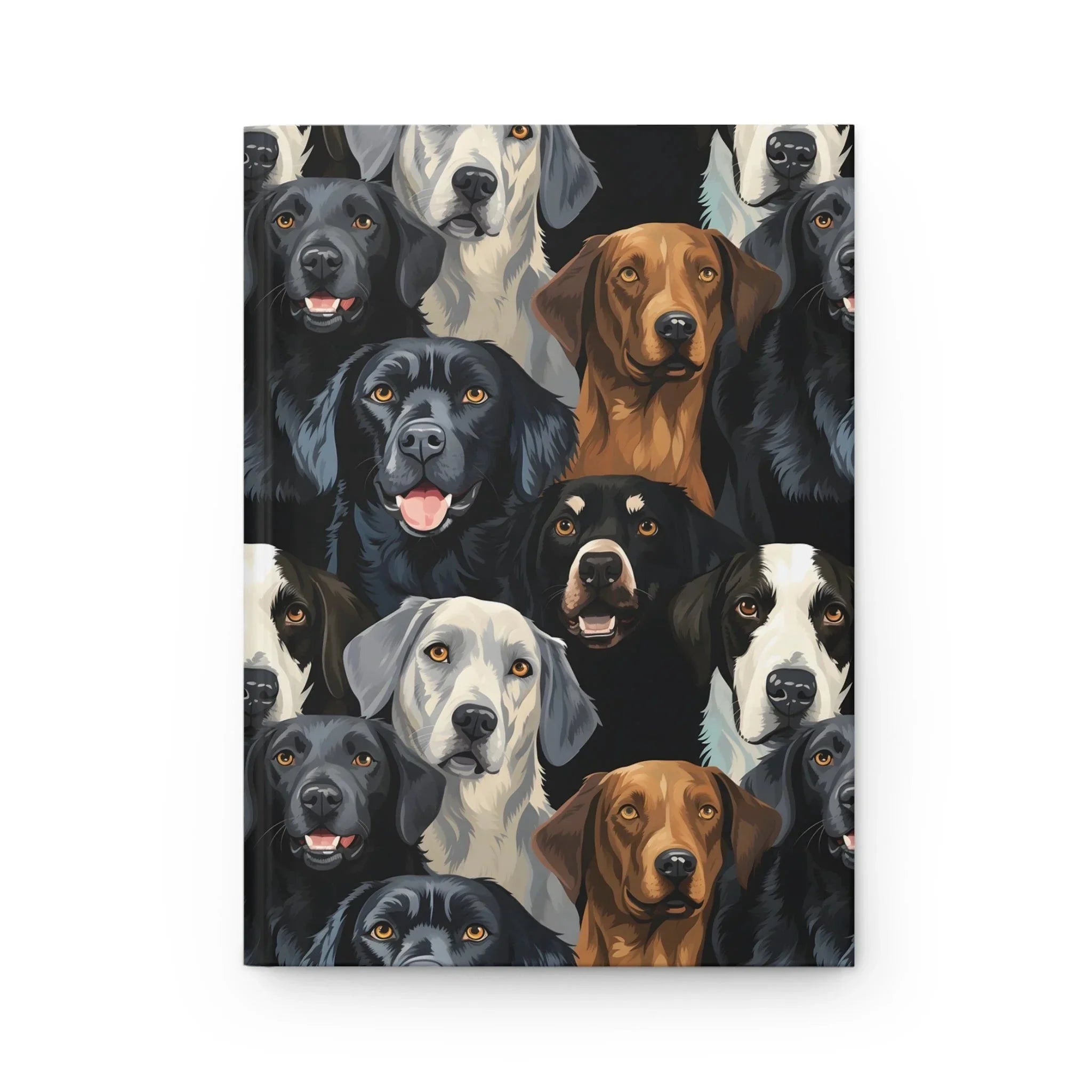 Dog Lover's Hardcover Journal, Pet Memorial Notebook, Animal Care Planner, Dog Training Log, Gift for Dog Parents