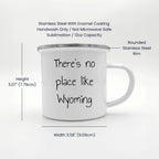 Wyoming Love Camping Mug - There's No Place Like Wyoming