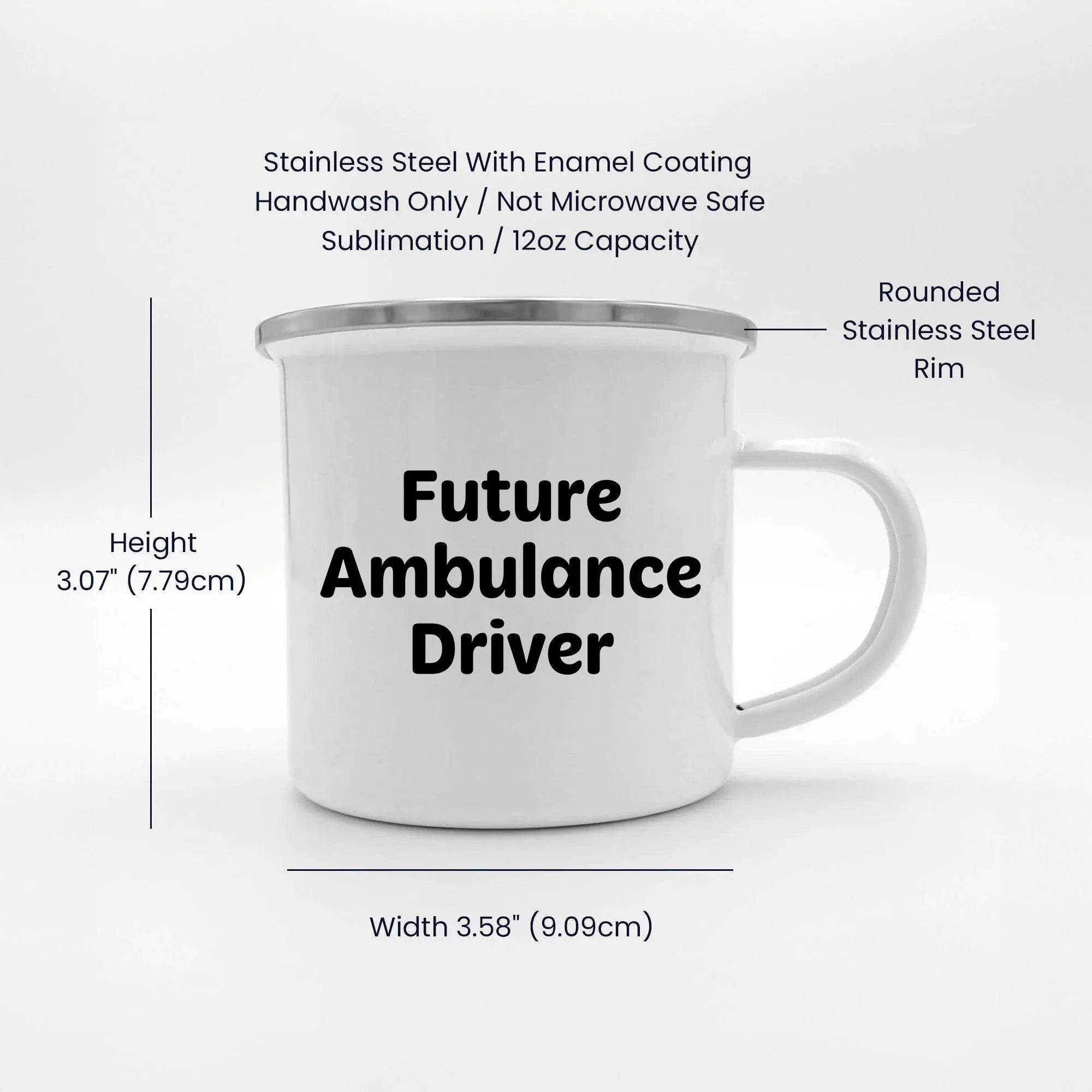 Ambulance Driver Gifts Funny Quote Camping Mug for Mother's Day - Gifts from Men to Ambulance Driver