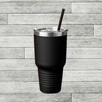 Funny Security Guard Gifts for Women - Tumbler from Mom - Because I Am The Security Guard. That's Why. - 20oz or 30oz Capacity