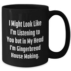 Gingerbread House Making Fun, Funny Coffee Mug for Dad - Gifts from Family, Gifts for Gingerbread House Making Enthusiasts - Unique Father's Day Unique Gift Ideas