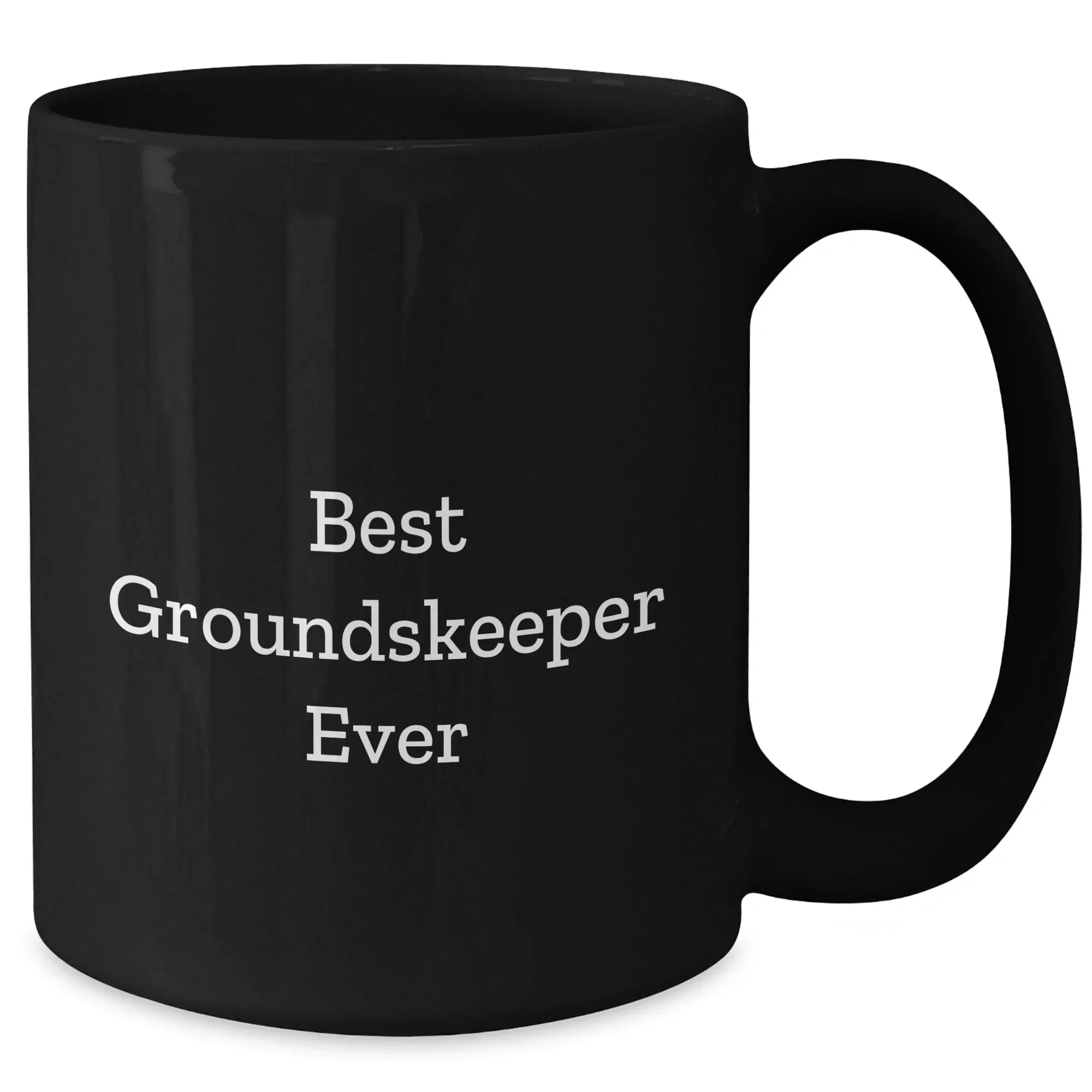 Funny groundskeeper Gifts from Family, Friends, or Coworkers - Unique Black Coffee Mug for Mother's Day