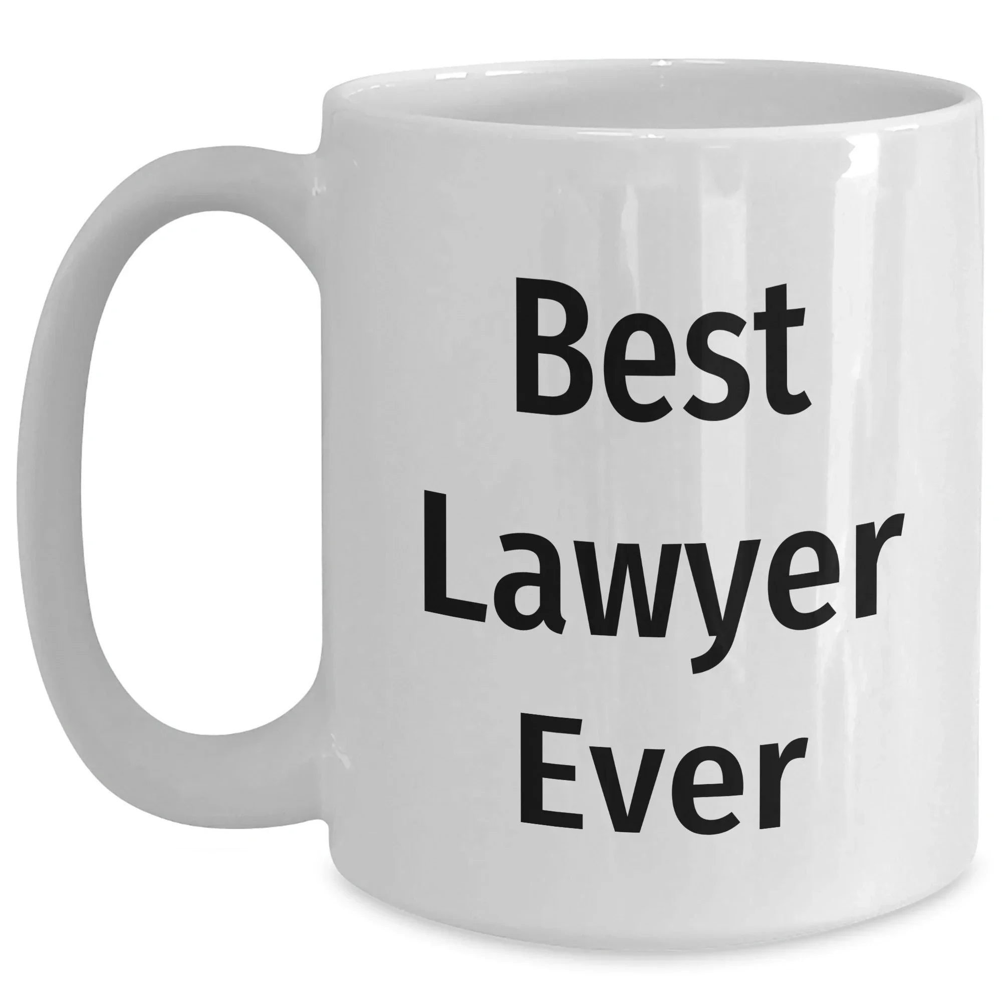 Funny Lawyer Gifts from Family, 'Best Lawyer Ever' White Coffee Mug for Mom's Day