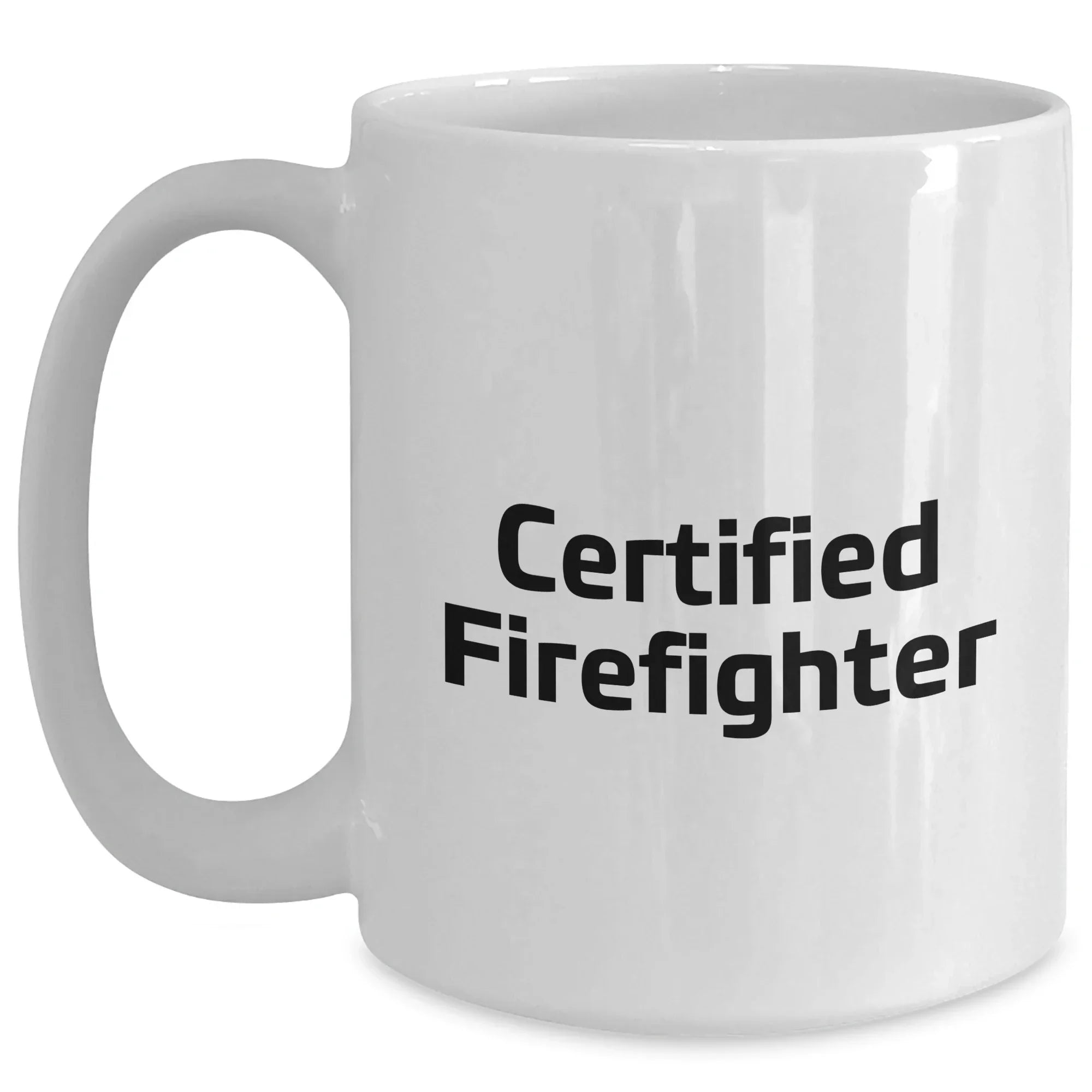 Firefighter Gifts for Mom - Funny Quote White Coffee Mug, Gifts from Family to Firefighter's Wife, Mother's Day Unique Gifts